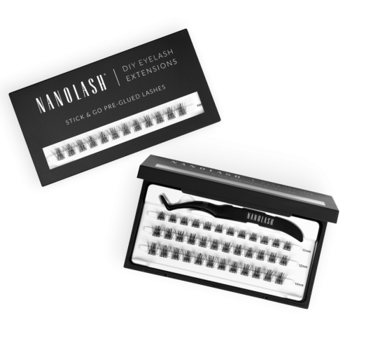 förlimmade ögonfransar nanolash